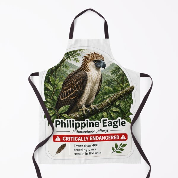 Item preview, Philippine Eagle – Critically Endangered Wildlife Sticker designed and sold by SaphireArt.