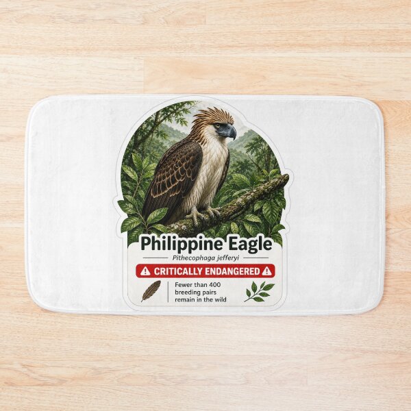 Item preview, Philippine Eagle – Critically Endangered Wildlife Sticker designed and sold by SaphireArt.