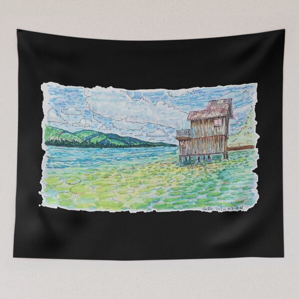 Item preview, Lilies in Lake designed and sold by JoseloRochaArt.