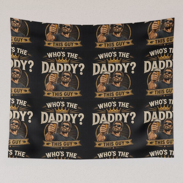 Item preview, Who’s The Daddy Funny Dad Shirt designed and sold by Hornace88studio.