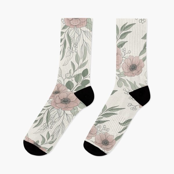Item preview, Elegant Boho Floral: Dusty Pink & Sage Green designed and sold by Nova Graphix.