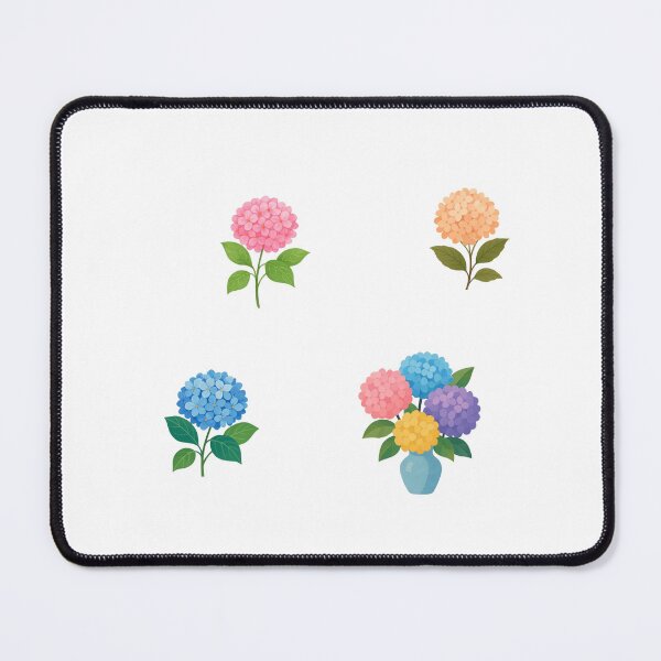 Item preview, Hydrangea Dreams – Watercolor Sticker Set (4 Designs) designed and sold by BeaMiciaDoodles.