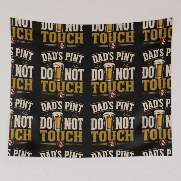 Item preview, Dad’s Beer Do Not Touch Funny Shirt designed and sold by Hornace88studio.
