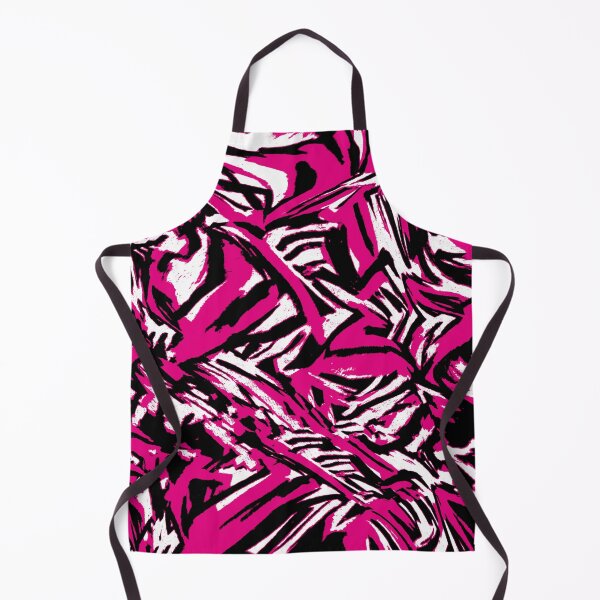 Item preview, Abstract pattern: Pink, black, white, tiger, zebra stripes designed and sold by ColdStarfish.