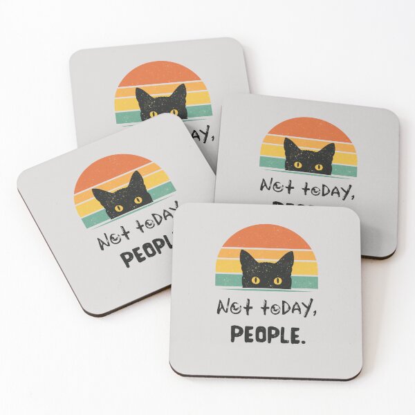 Item preview, Cat Not Today People Cute Cats in Everyday Life Gifts T-Shirt designed and sold by MalwasBasket.