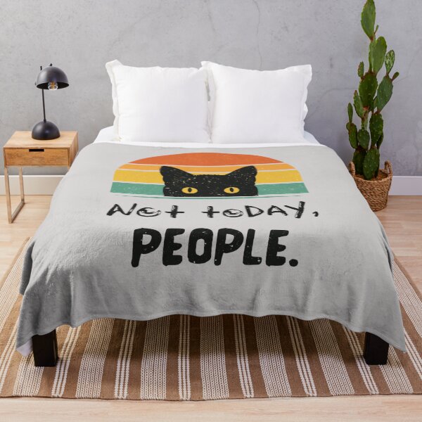 Item preview, Cat Not Today People Cute Cats in Everyday Life Gifts T-Shirt designed and sold by MalwasBasket.