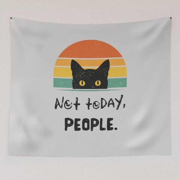 Artikelvorschau, Cat Not Today People Cute Cats in Everyday Life Gifts T-Shirt entworfen und verkauft von MalwasBasket.