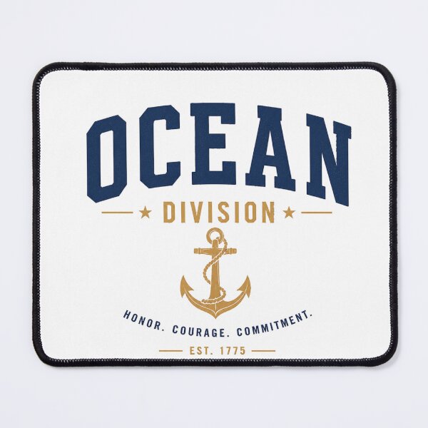 Item preview, Ocean Division Vintage Nautical Anchor Military Emblem designed and sold by MWSailingClub.