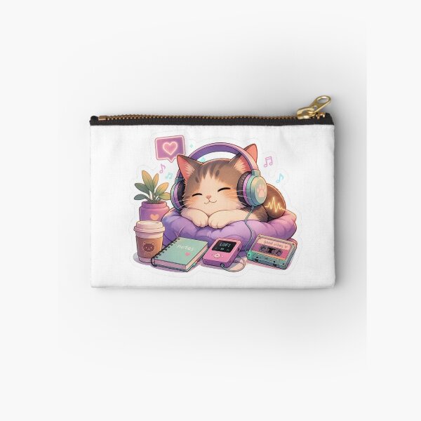 Item preview, Lofi Chill Kitty Sticker | Cozy Study Vibes Aesthetic designed and sold by RDcollections.