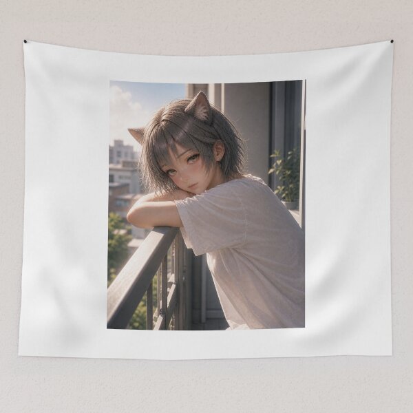 Item preview, Quiet Balcony REI – Soft Morning Light Catgirl designed and sold by RinaWorksJP.