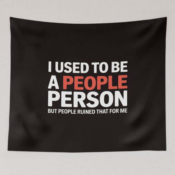 Item preview, I Used To Be a People Person – People Person with Sarcasm for Introverts designed and sold by Redgiant87x.
