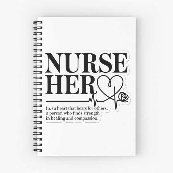 Item preview, Nurse Hero Definition - Minimalist Dark Academia Medical Art designed and sold by DAMi STORE.