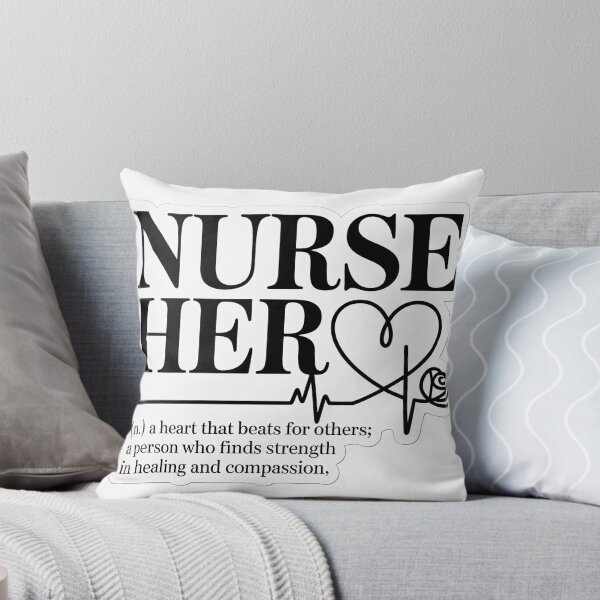 Item preview, Nurse Hero Definition - Minimalist Dark Academia Medical Art designed and sold by DAMi STORE.