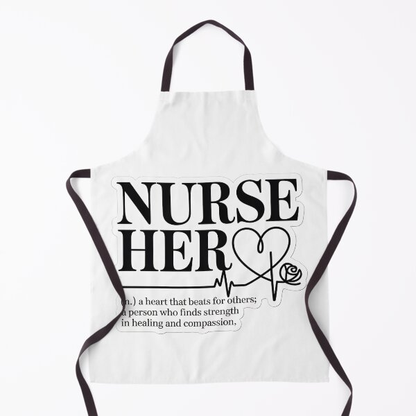 Item preview, Nurse Hero Definition - Minimalist Dark Academia Medical Art designed and sold by DAMi STORE.