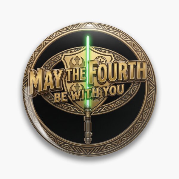 Item preview, May The Fourth Be With You – Funny Space Pun T-Shirt | Sci-Fi Fan Gift | Galactic Humor Design designed and sold by Art Wave Studio.