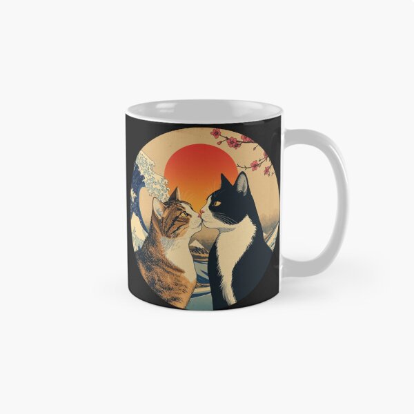 Item preview, Face to Face – Japanese Cat Art designed and sold by PurrfectWhisper.
