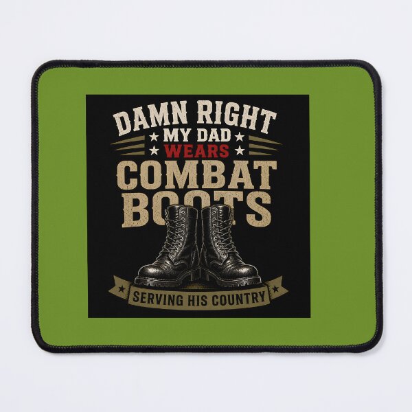 Item preview, My Dad Wears Combat Boots Proud Shirt designed and sold by Hornace88studio.