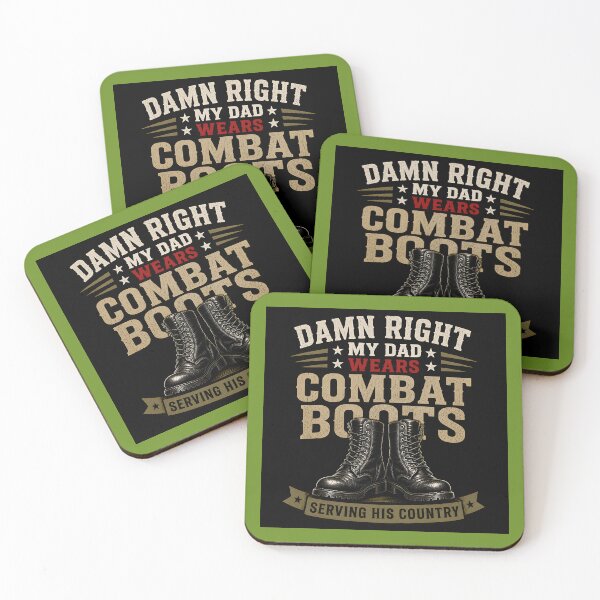 Item preview, My Dad Wears Combat Boots Proud Shirt designed and sold by Hornace88studio .