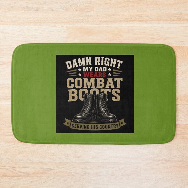 Item preview, My Dad Wears Combat Boots Proud Shirt designed and sold by Hornace88studio.