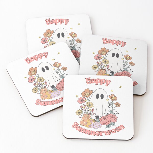Item preview, Happy Summerween, Ghost, Flowers & Pumpkins, Ghost, Flowers & Pumpkins designed and sold by toycruisers_merch-butze.