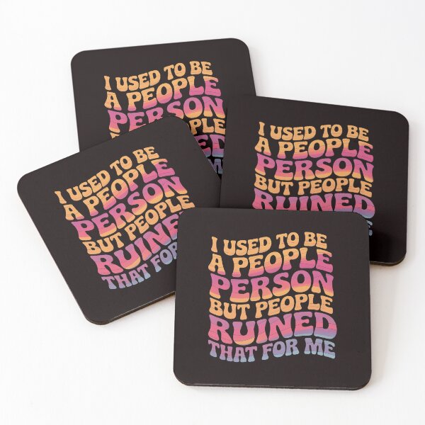 Item preview, I Used To Be a People Person – Sarcasm Humor for Antisocial People designed and sold by Redgiant87x.