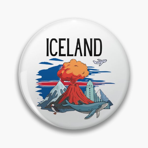 Item preview, Iceland - Iceland Stamp - Funny gifts for Iceland enthusiasts designed and sold by iX-Physio.