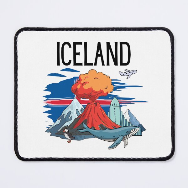 Item preview, Iceland - Iceland Stamp - Funny gifts for Iceland enthusiasts designed and sold by iX-Physio.