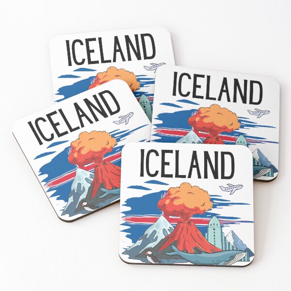 Item preview, Iceland - Iceland Stamp - Funny gifts for Iceland enthusiasts designed and sold by iX-Physio.