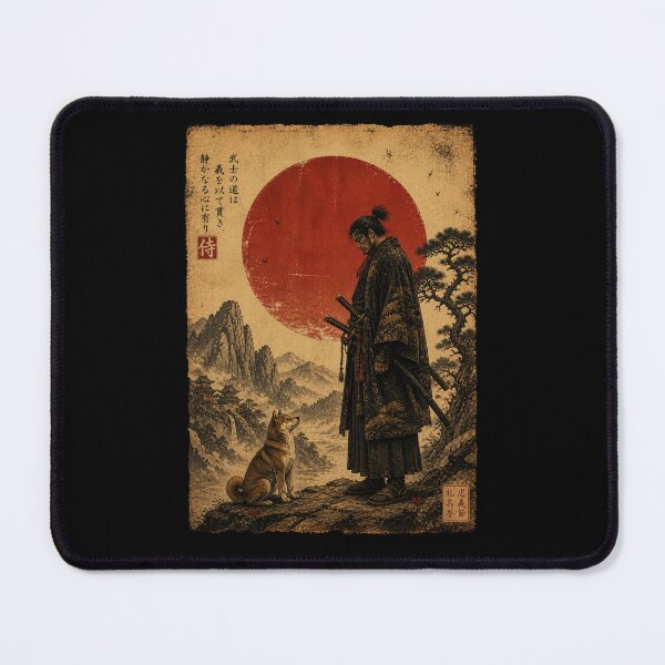 Item preview, Samurai Warrior & Fighter | Black Cat, Vintage Japanese Art designed and sold by Kladhadredo.