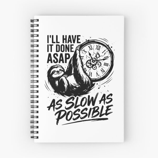 Item preview, ASAP As Slow As Possible Sarcastic Quote Funny Work Humor Procrastination Lifestyle Design designed and sold by get55shirt.