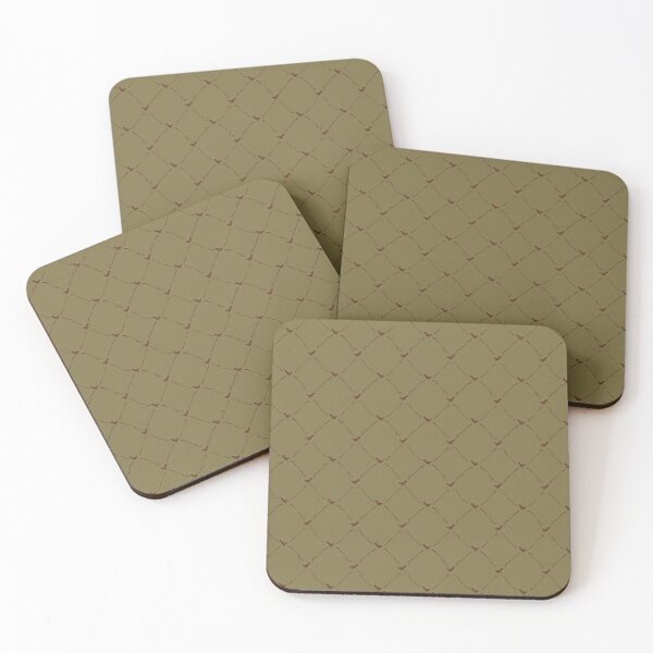Item preview, Twig and Bird Lattice Pattern in Olive Green designed and sold by Shop On Rosebud.