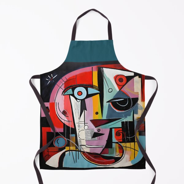 Item preview, Geometric Abstract Face Art - Vibrant Bold Shapes with Dynamic Color Contrast Modern Expressionism designed and sold by OlfactoART Studio.