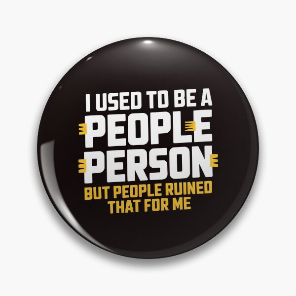 Item preview, I Used To Be a People Person – Funny People Person Sarcastic Introvert Style designed and sold by Redgiant87x.