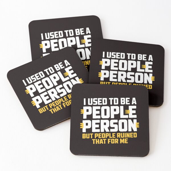 Item preview, I Used To Be a People Person – Funny People Person Sarcastic Introvert Style designed and sold by Redgiant87x.