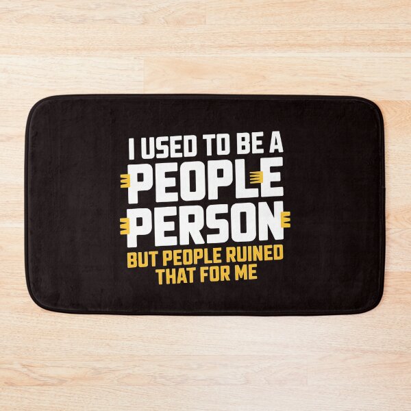 Item preview, I Used To Be a People Person – Funny People Person Sarcastic Introvert Style designed and sold by Redgiant87x.