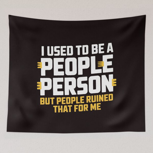 Item preview, I Used To Be a People Person – Funny People Person Sarcastic Introvert Style designed and sold by Redgiant87x.