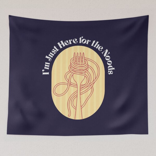 Item preview, I'm Just Here for the Noods - Funny Retro Pasta Aesthetic designed and sold by LinaValearte.