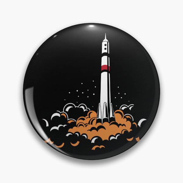 Item preview, Rocket launch in a cloud of fire designed and sold by Ink & Silence by Loraaart.