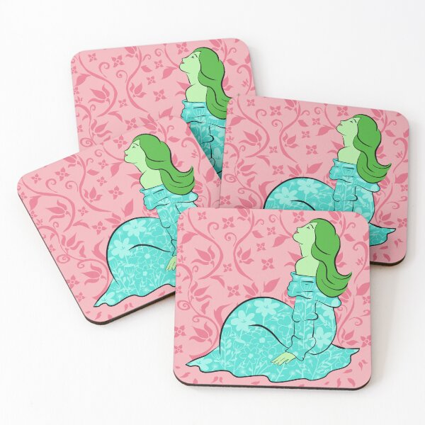 Item preview, Anthophile Fern with pink Background  designed and sold by missmann.