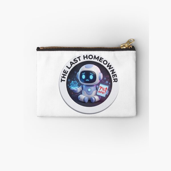 Item preview, The Last Homeowner Robot - Funny Real Estate & Housing Market Art designed and sold by fotoNoz.