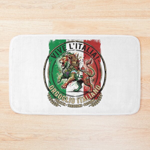Item preview, Italian Pride Lion Vintage Flag Design designed and sold by RoyalDeluxGo.