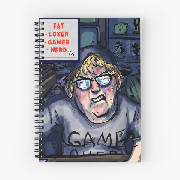 Artikelvorschau, Fetter Verlierer-Gamer-Nerd entworfen und verkauft von DewieDraws.