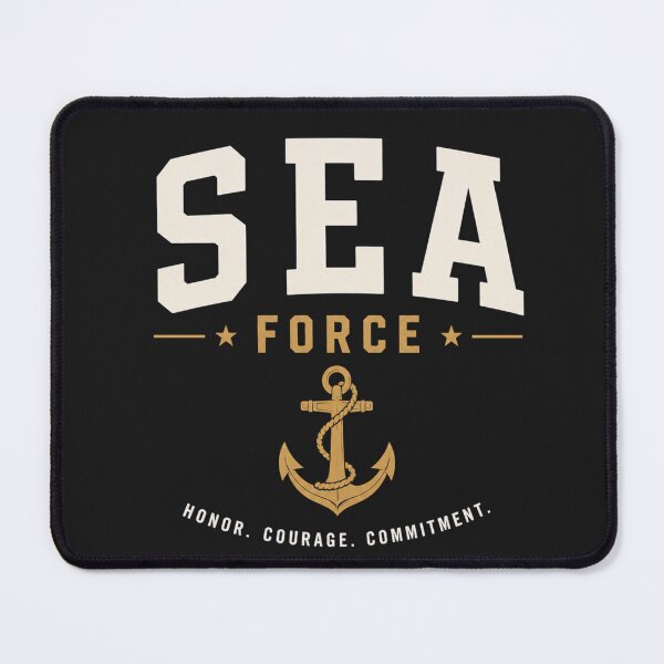Item preview, Sea Force Nautical Anchor Navy Military Heritage Style designed and sold by MWSailingClub.