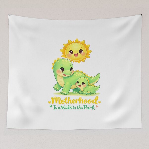 Item preview, Motherhood Is a Walk in the Park designed and sold by LuveraxArt.