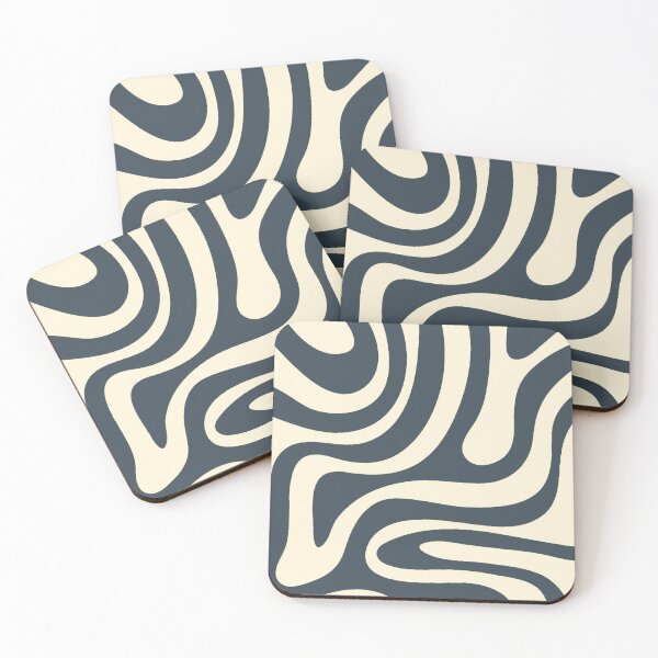 Item preview, Retro Abstract Creamy Wavy Pattern Design designed and sold by MOONE FLOWER.