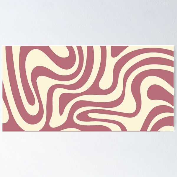 Item preview, Retro Abstract Creamy Wavy Pattern Design designed and sold by MOONE FLOWER.