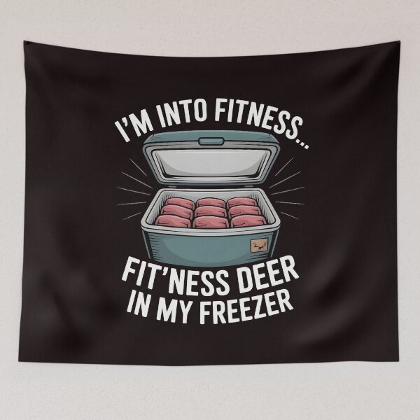 Item preview, Fitness Deer in My Freezer – Funny Hunting Design Deer Hunting Jokes Apparel designed and sold by Redgiant87x.