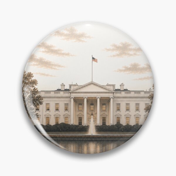 Item preview, Modern Boho Washington: The White House Sunset designed and sold by Nova Graphix.