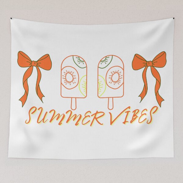 Item preview, Retro Summer Vibes Popsicles & Bows designed and sold by VibranPalette.
