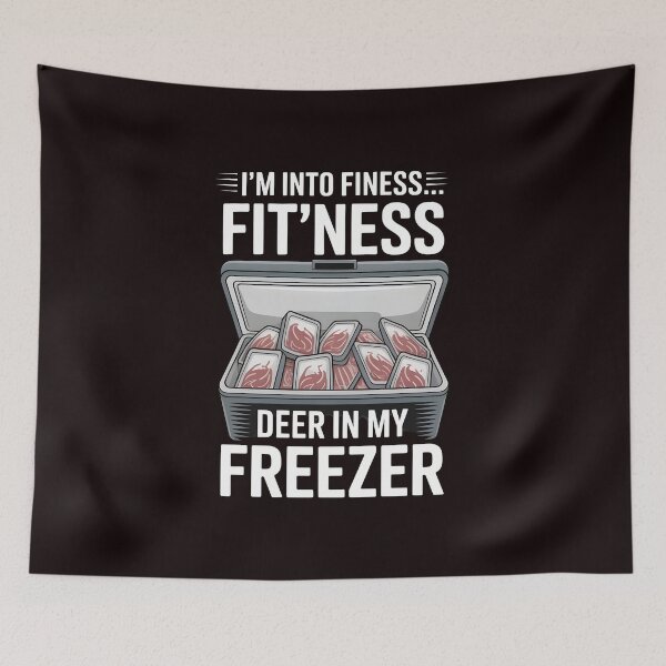 Item preview, Fitness Deer in My Freezer – Freezer Deer Hunting T-Shirt Funny Hunting Humor for Deer Hunters designed and sold by Redgiant87x.